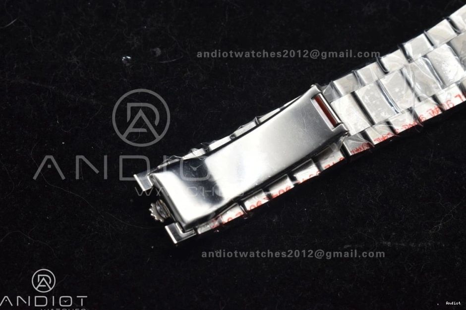 On 904L Dial DayDate A3255 Blue President 40 Stick Steel Ice V2 SS GMF Bracelet 0423